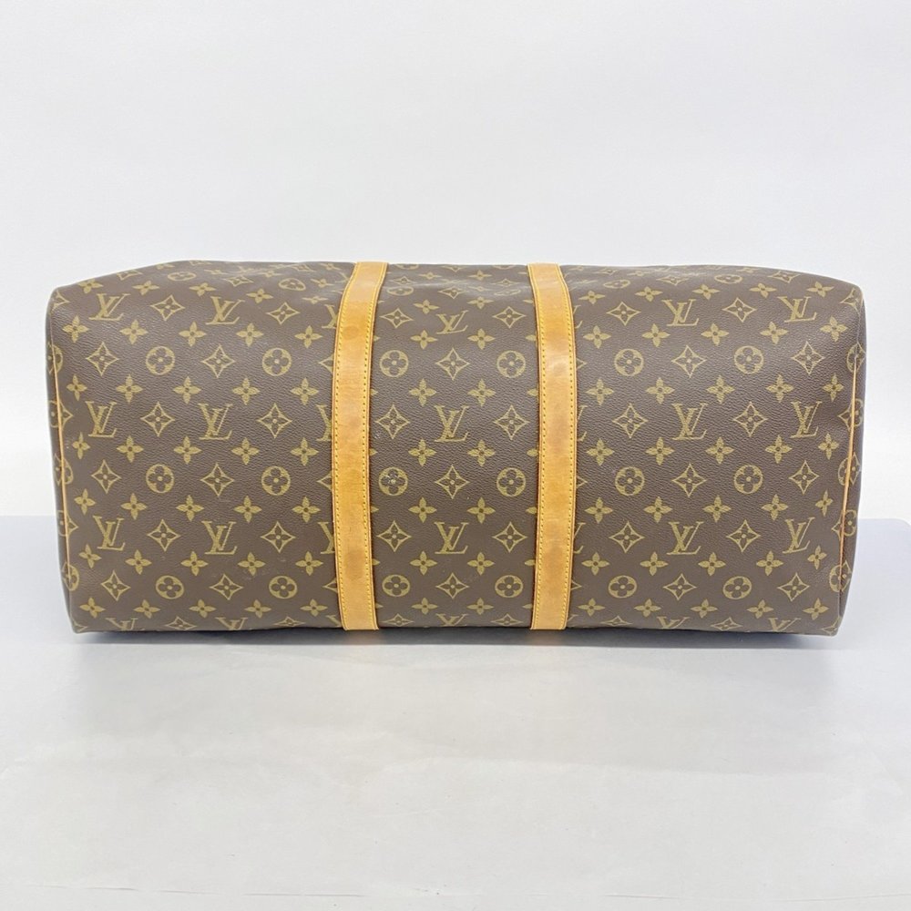Louis Vuitton Monogram Keepall 55 Boston Bag M41424 Brown Men's and Women's - Picture 3 of 13